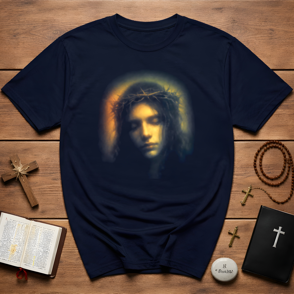 Suffering Jesus Blurred Art T-Shirt