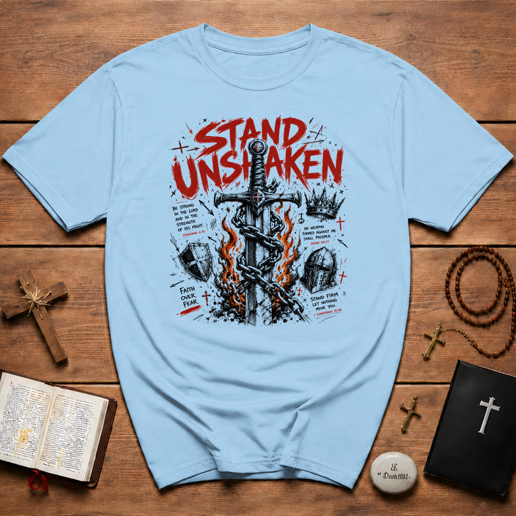 Stand Unshaken Christian Warrior T-Shirt
