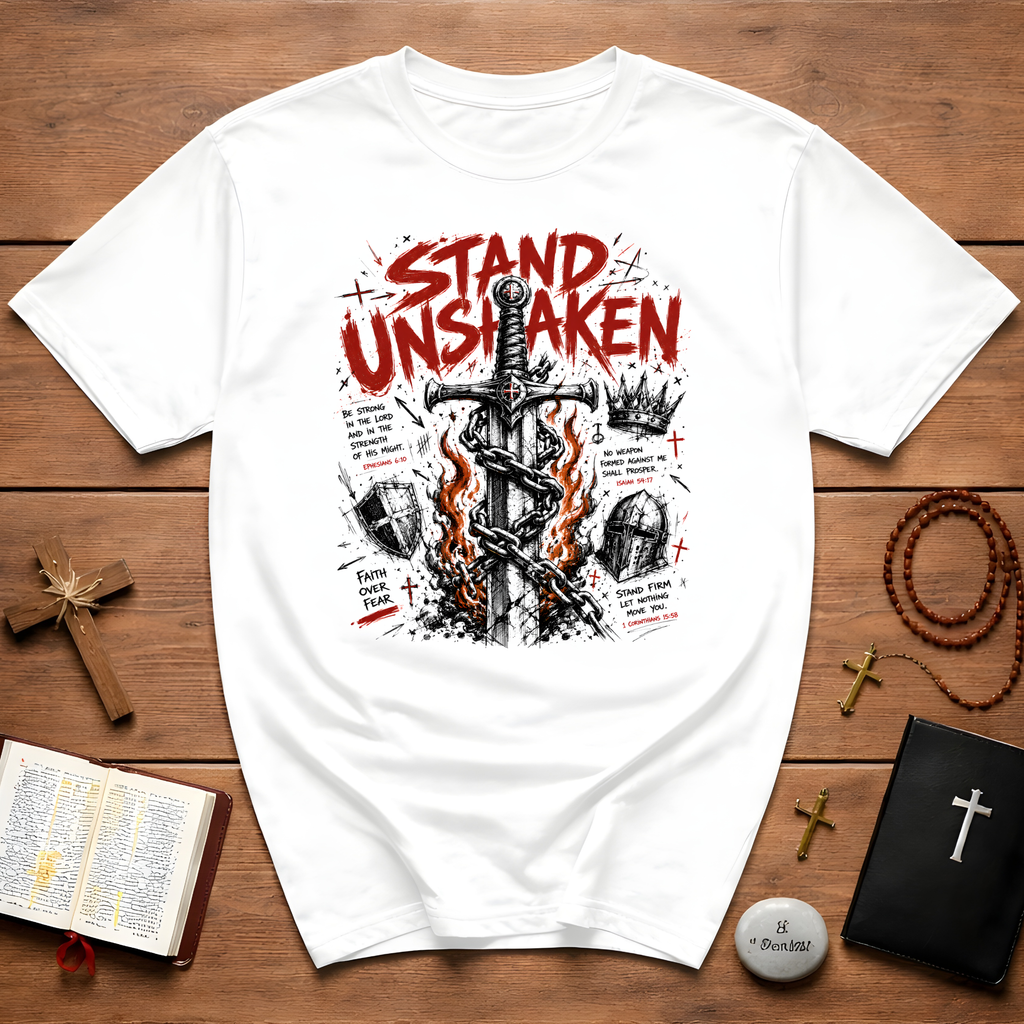 Stand Unshaken Christian Warrior T-Shirt