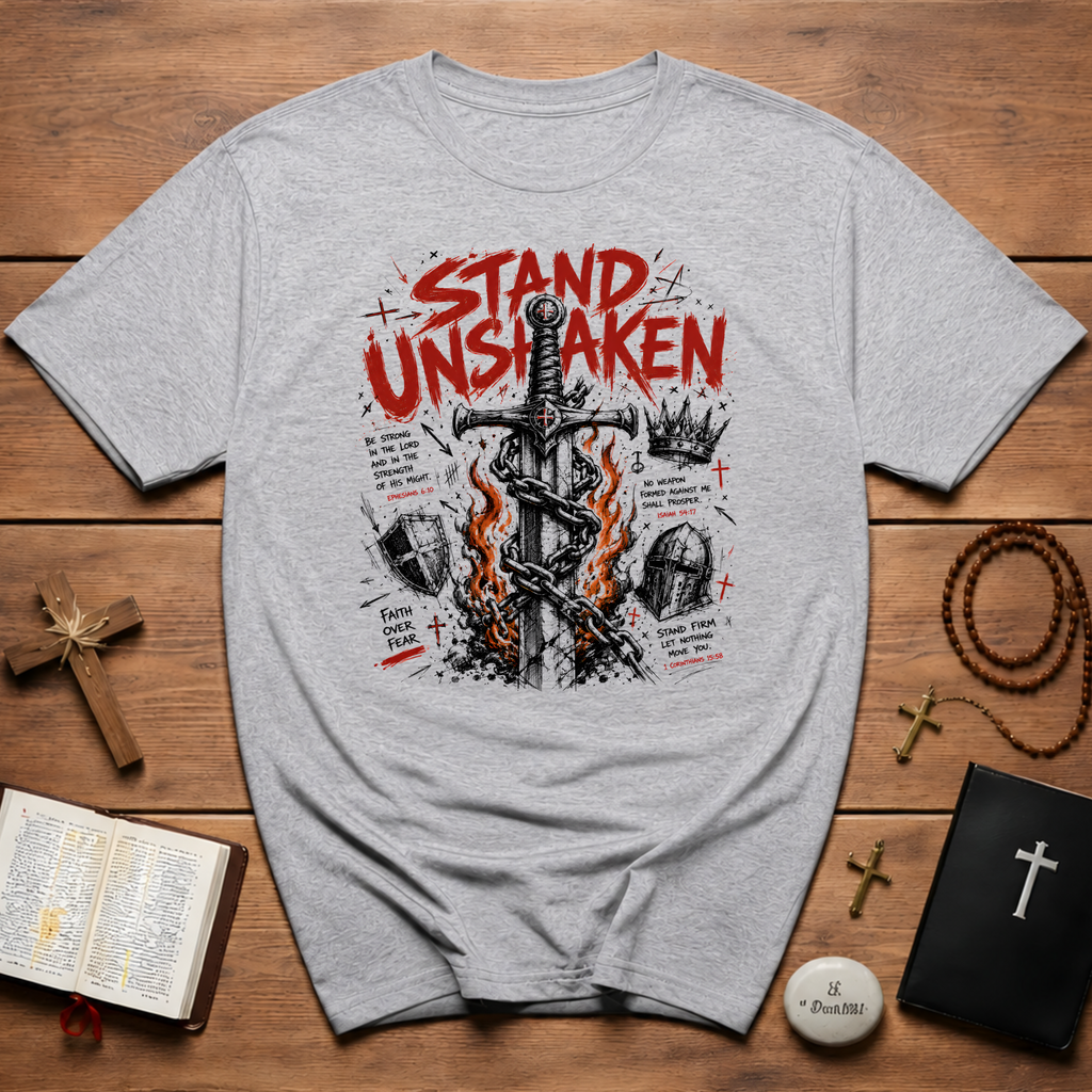 Stand Unshaken Christian Warrior T-Shirt