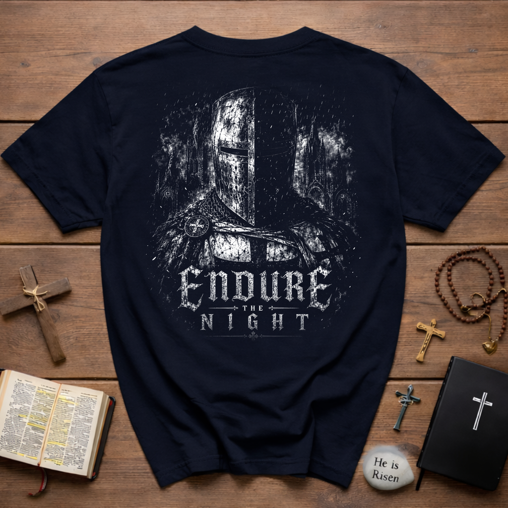 Endure The Night Medieval Crusader T-Shirt
