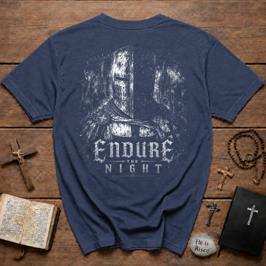Endure The Night Medieval Crusader T-Shirt
