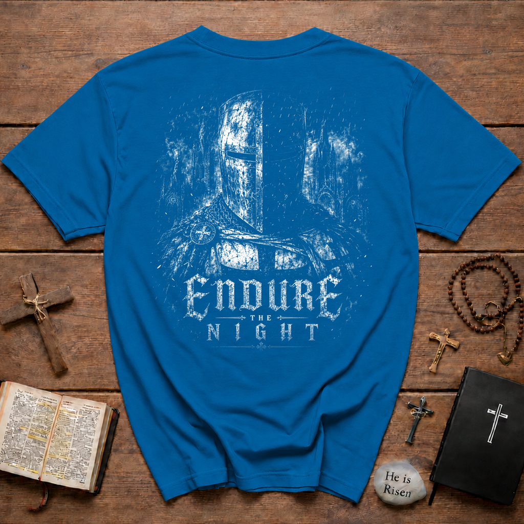 Endure The Night Medieval Crusader T-Shirt