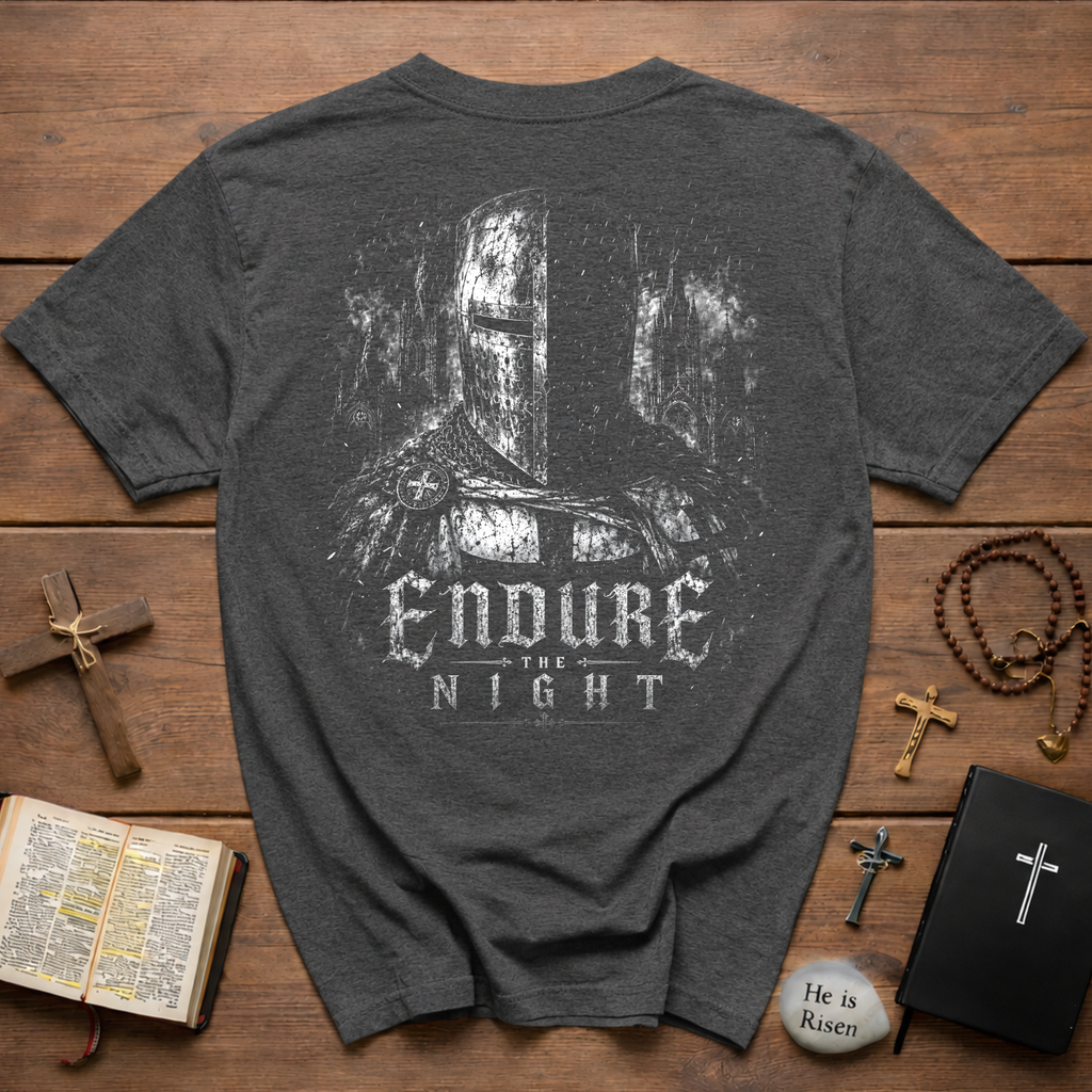 Endure The Night Medieval Crusader T-Shirt