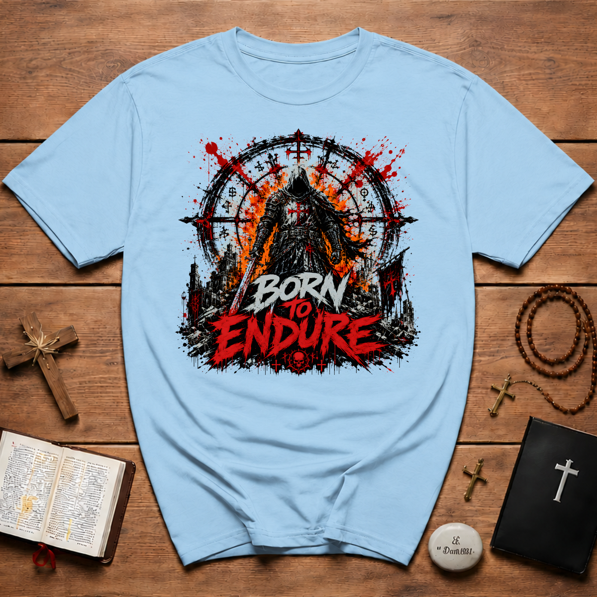 Born To Endure Crusader T-Shirt
