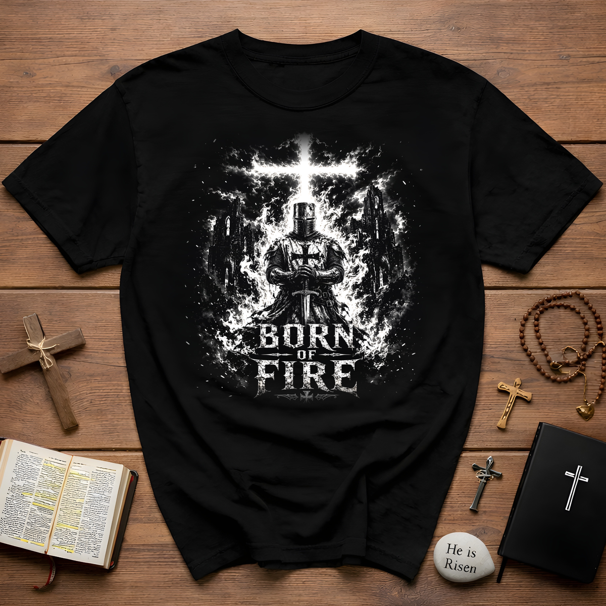 Born Of Fire Crusader T-Shirt