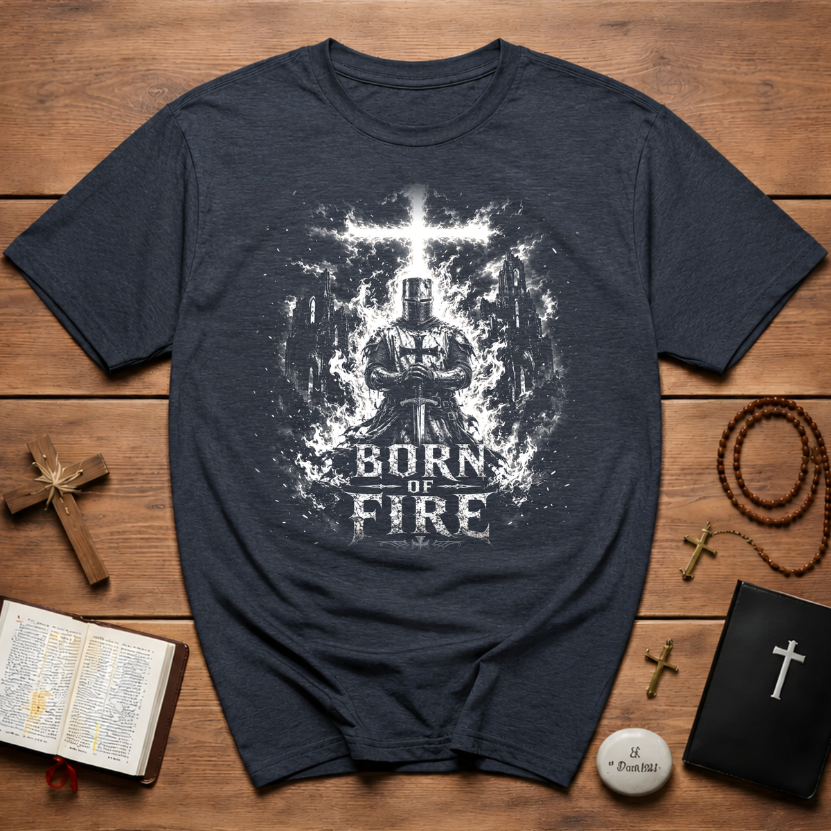 Born Of Fire Crusader T-Shirt