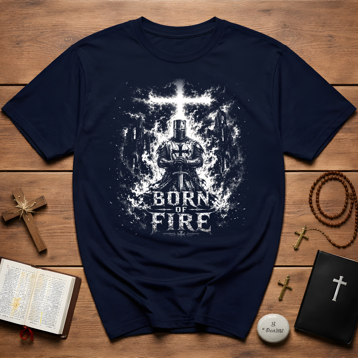 Born Of Fire Crusader T-Shirt