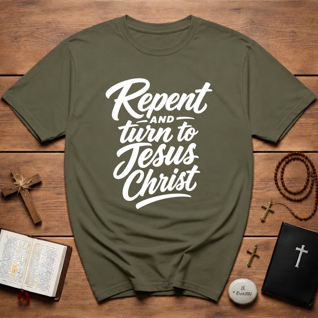 Repent And Turn To Jesus Christ T-Shirt