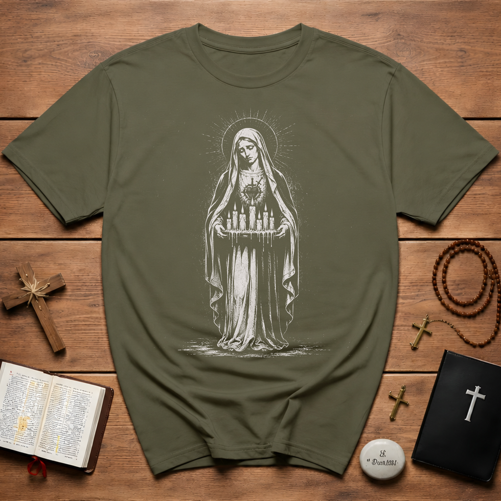 Sacred Madonna Icon T-Shirt