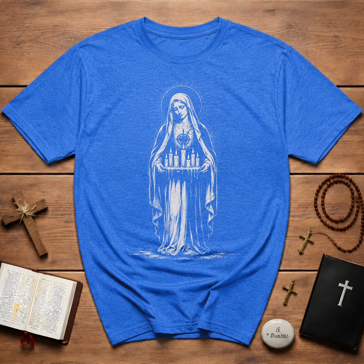 Sacred Madonna Icon T-Shirt