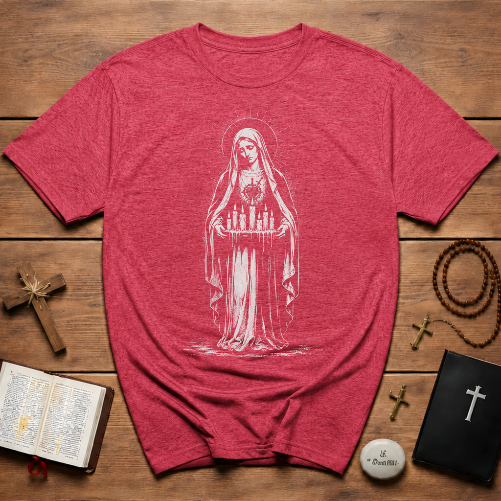 Sacred Madonna Icon T-Shirt