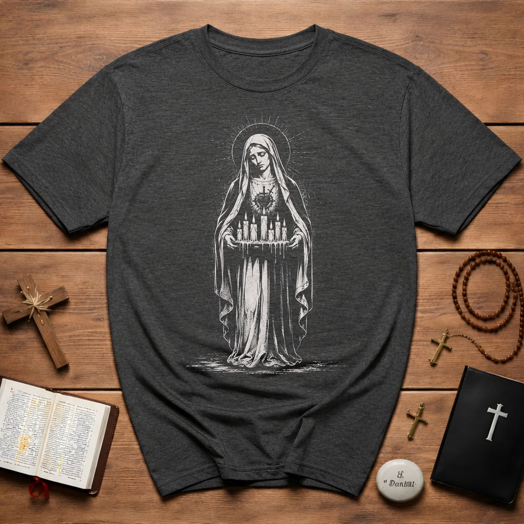 Sacred Madonna Icon T-Shirt