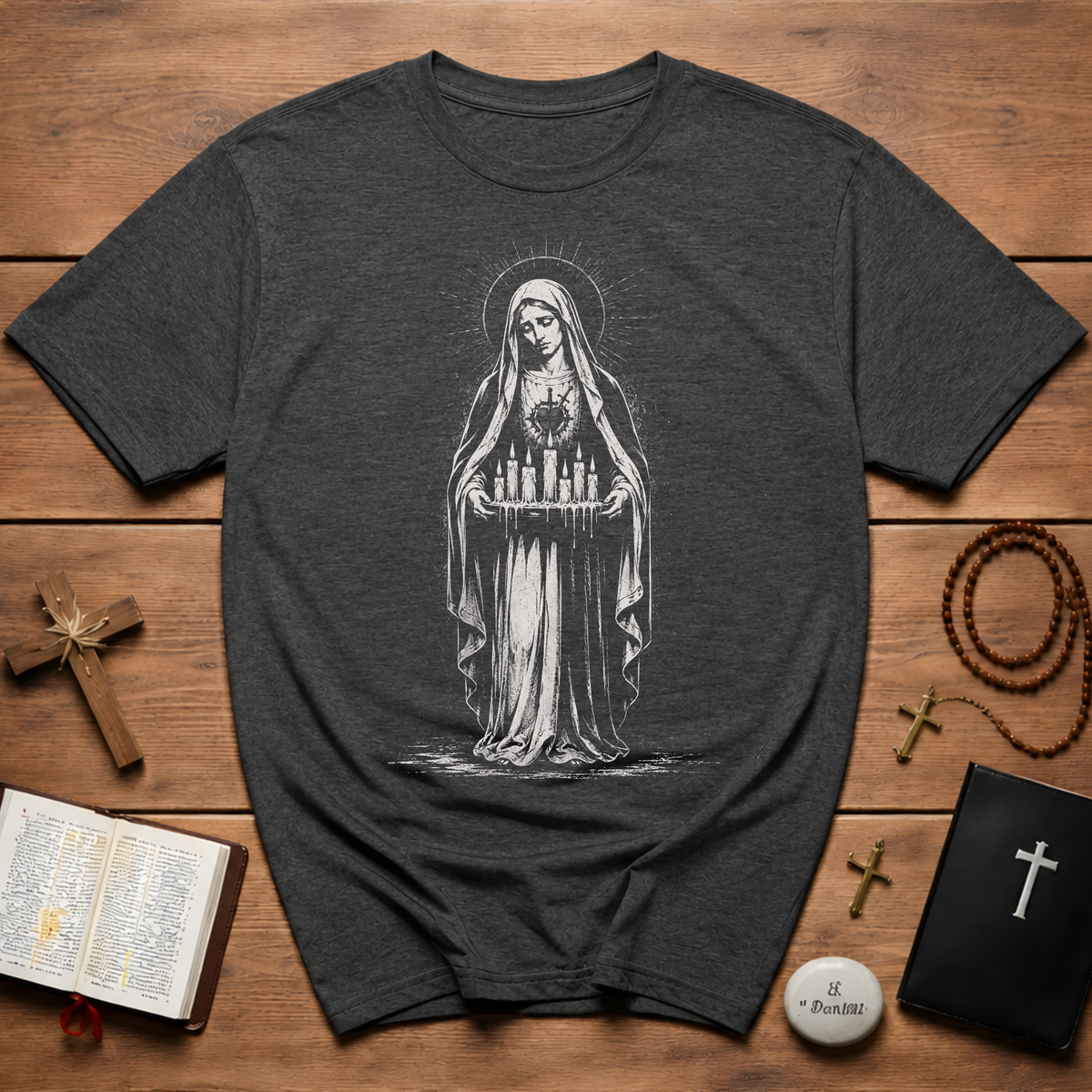 Sacred Madonna Icon T-Shirt
