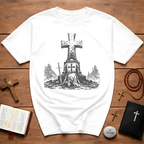 Templar Knight Kneeling In Prayer T-Shirt