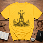 Templar Knight Kneeling In Prayer T-Shirt