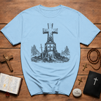 Templar Knight Kneeling In Prayer T-Shirt