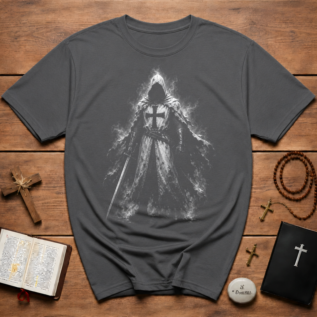 Templar Warrior With Sword T-Shirt