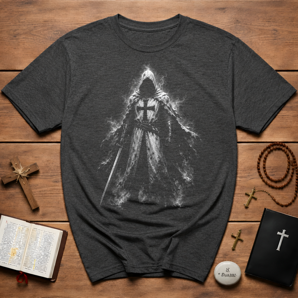 Templar Warrior With Sword T-Shirt