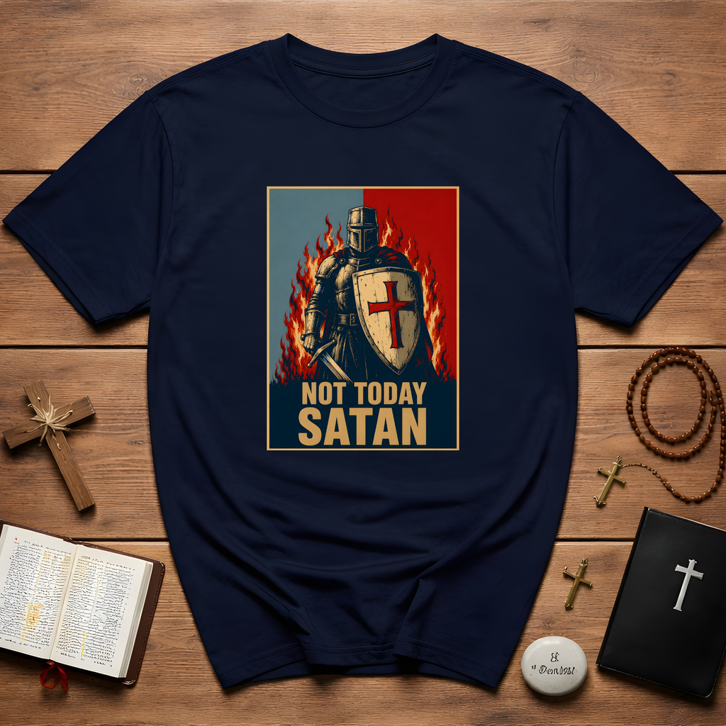 Not Today Satan Templar T-Shirt