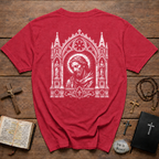 Gothic Sacred Christ Icon BACKPRINT  T-Shirt