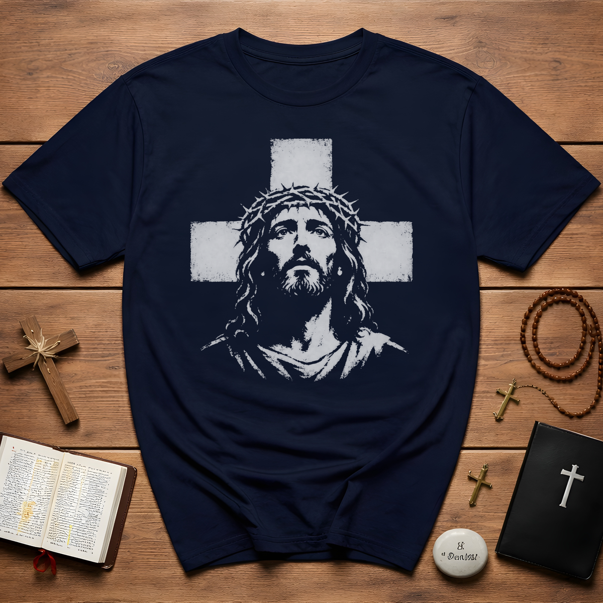 Jesus Christ With Cross T-Shirt