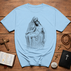 Sorrowful Pieta Mary Holding Jesus T-Shirt