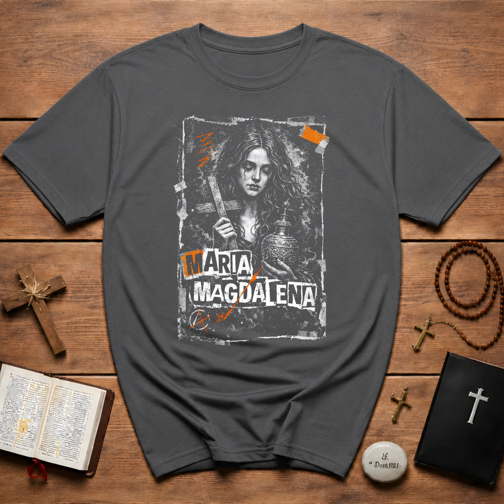 Maria Magdalena Sorrowful Biblical Icon T-Shirt