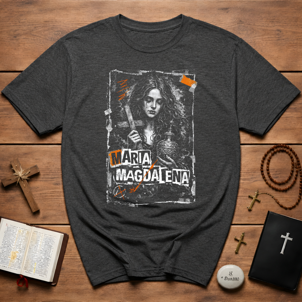 Maria Magdalena Sorrowful Biblical Icon T-Shirt