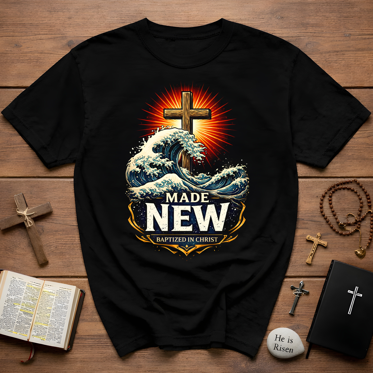 Made New Japanese Ocean Waves T-Shirt