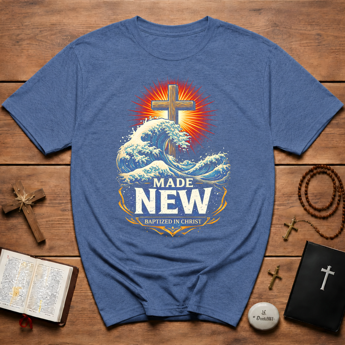 Made New Japanese Ocean Waves T-Shirt