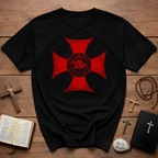 Maltese Cross Templar Crusader T-Shirt