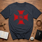 Maltese Cross Templar Crusader T-Shirt