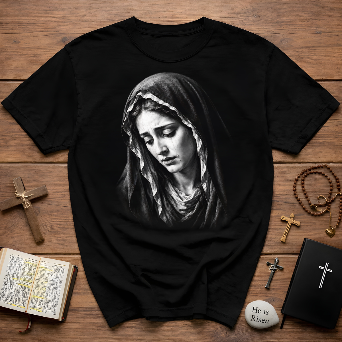 Sorrowful Mother Mary Magdalene T-Shirt