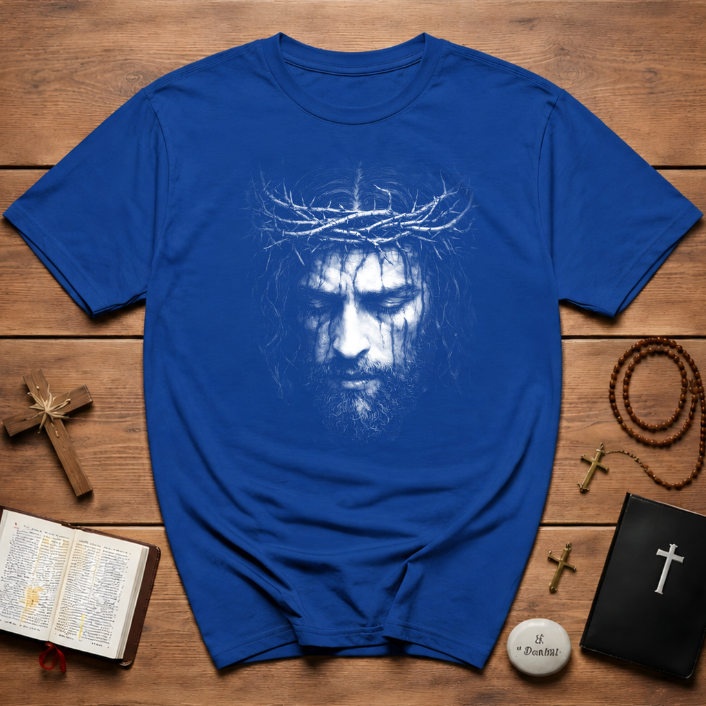 Jesus Christ Suffering Savior 90s Washout T-Shirt