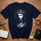 Jesus Christ Crown Of Thorns Portrait T-Shirt
