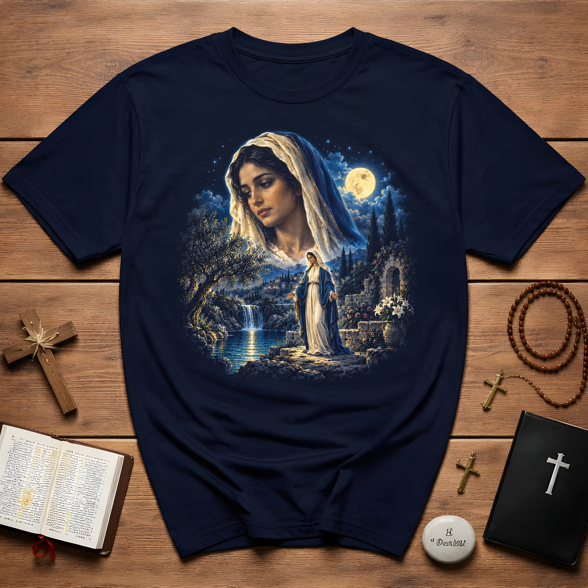 Virgin Mary Serenity T-Shirt