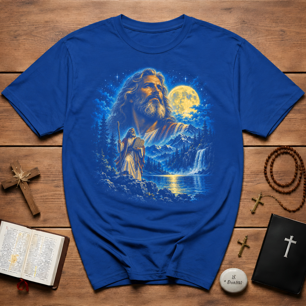 Moses Moonlit Mountain T-Shirt
