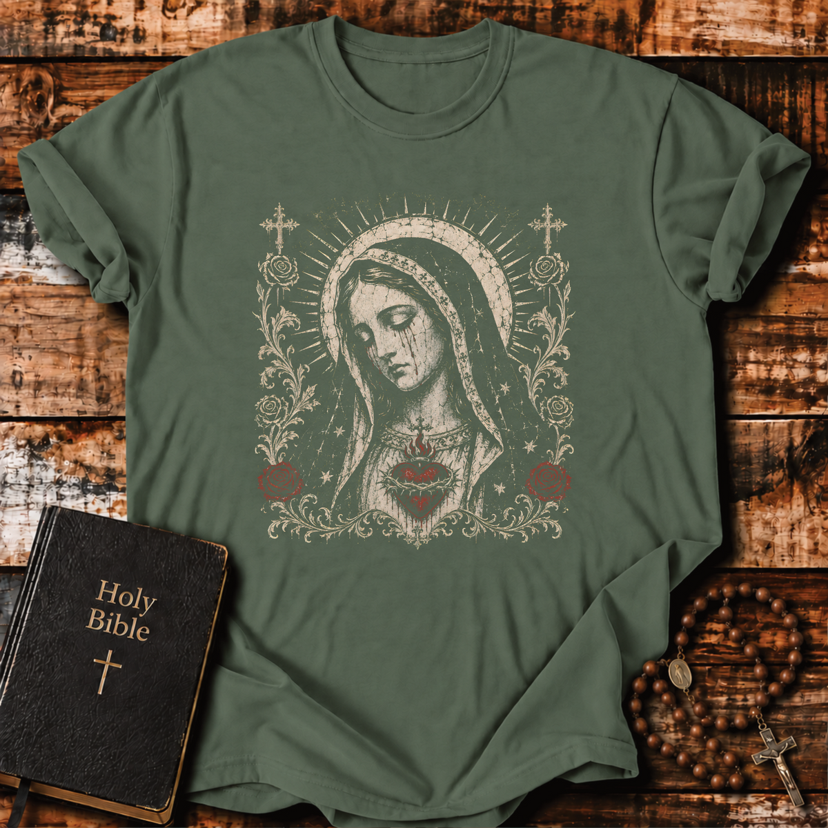 Mary Sacred Heart T-Shirt