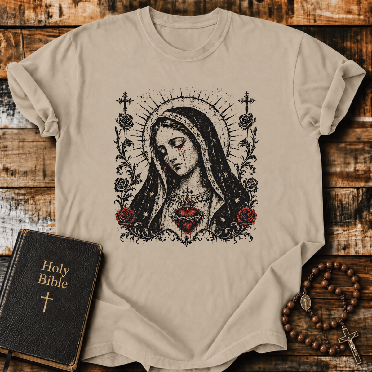 Mary Sacred Heart T-Shirt