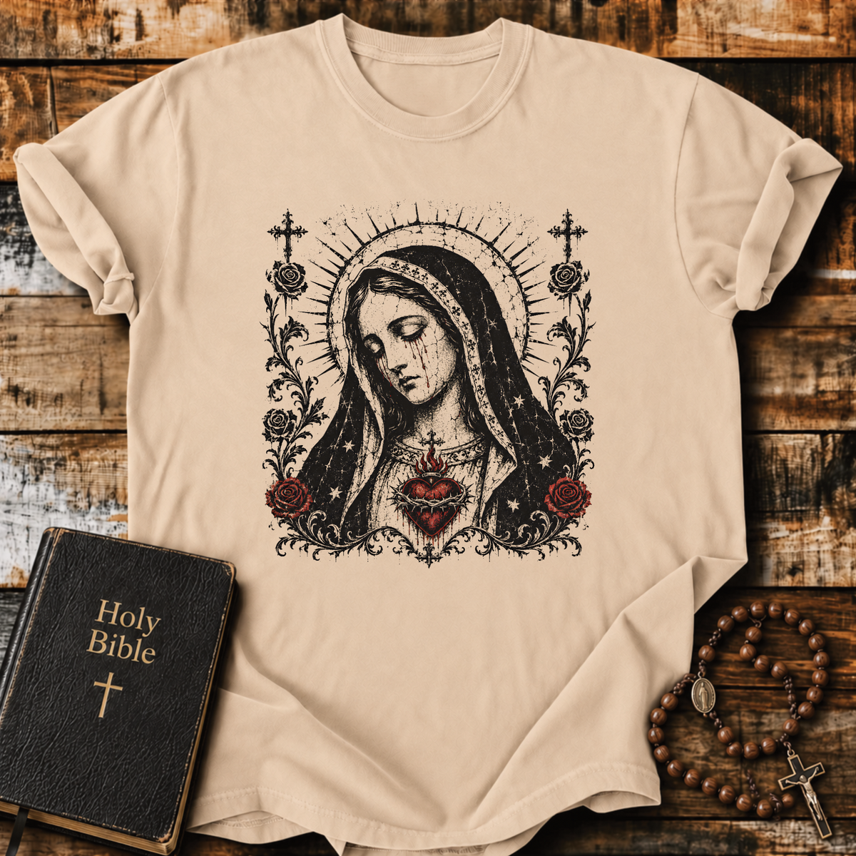 Mary Sacred Heart T-Shirt