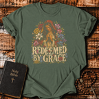 Floral Redeemed By Grace T-Shirt