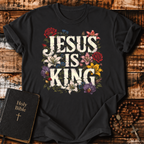 Jesus Is King Floral T-Shirt