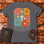 Floral Cross T‑Shirt