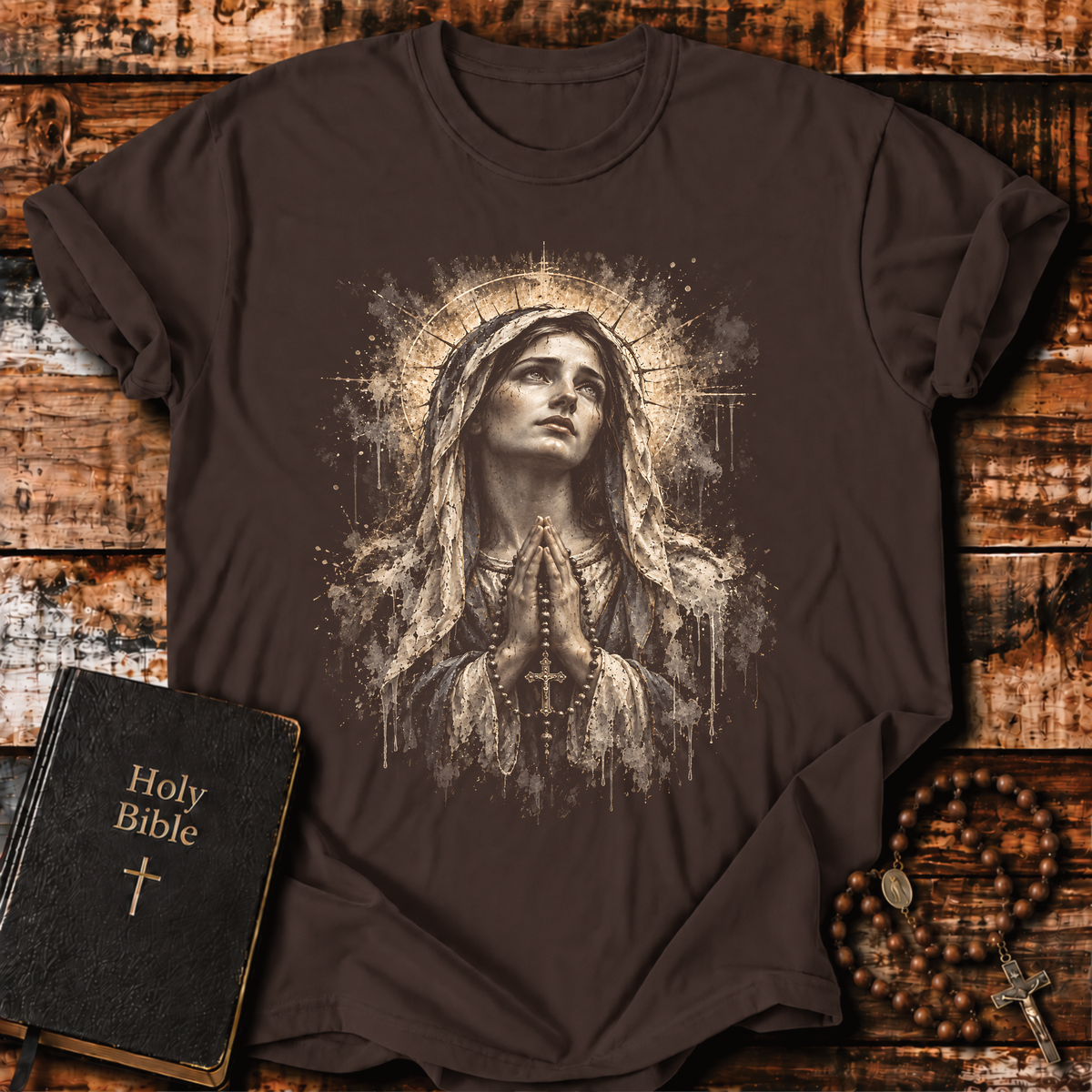 Virgin Mary Prayer T-Shirt