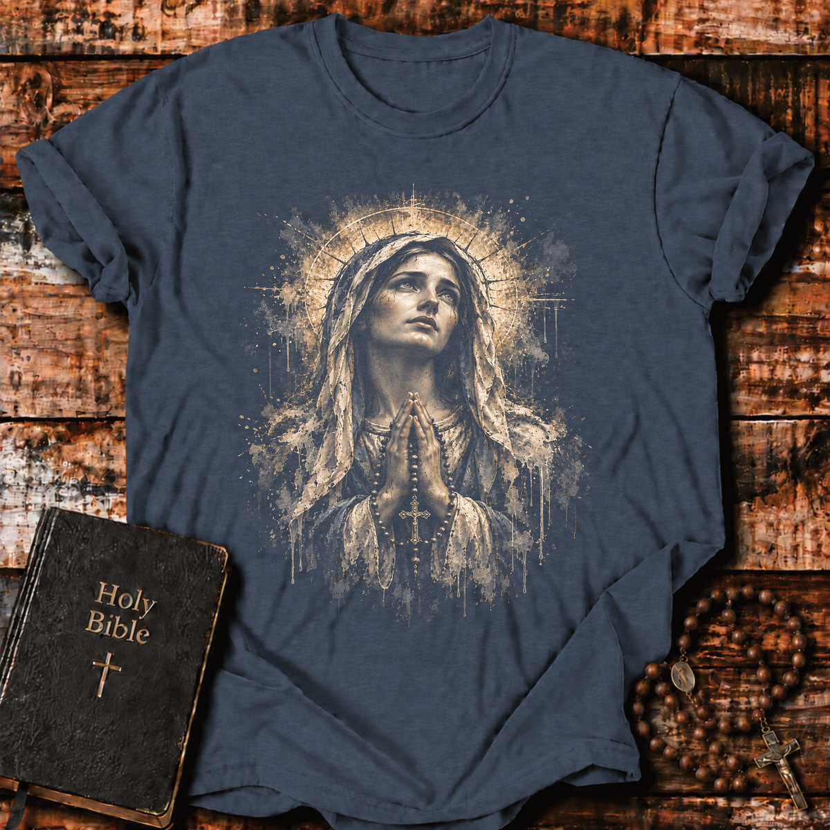 Virgin Mary Prayer T-Shirt