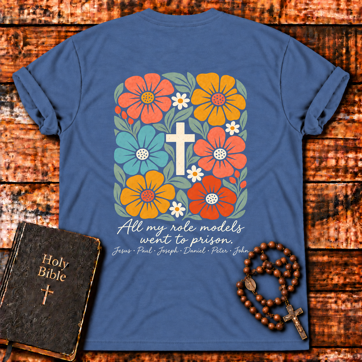 Role Models Floral Cross T-Shirt