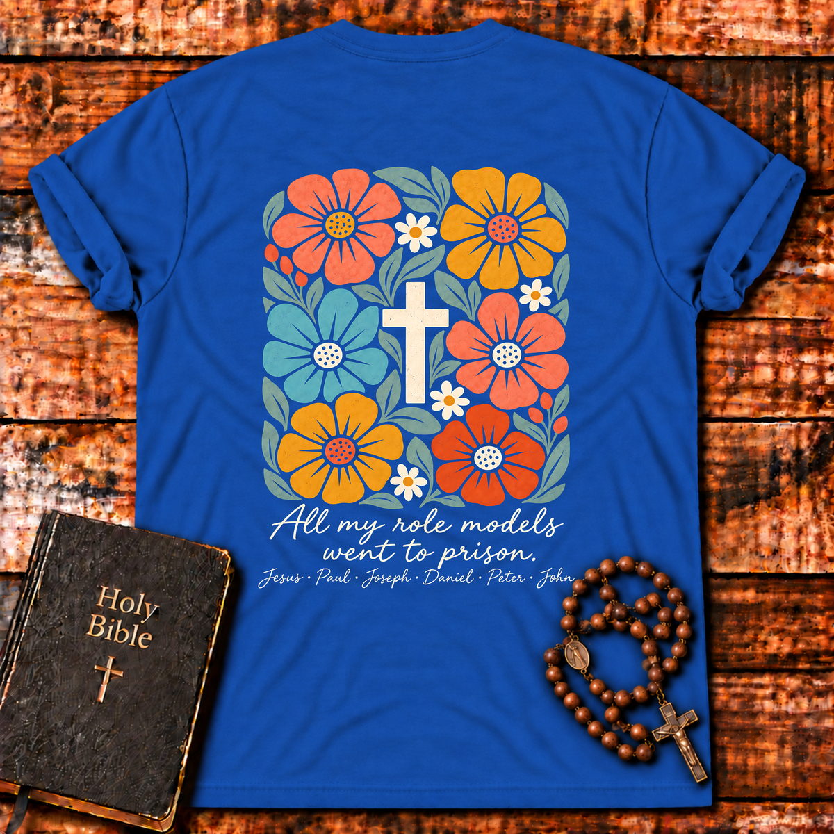 Role Models Floral Cross T-Shirt