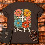Deus Vult Floral Cross T-Shirt