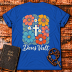 Deus Vult Floral Cross T-Shirt